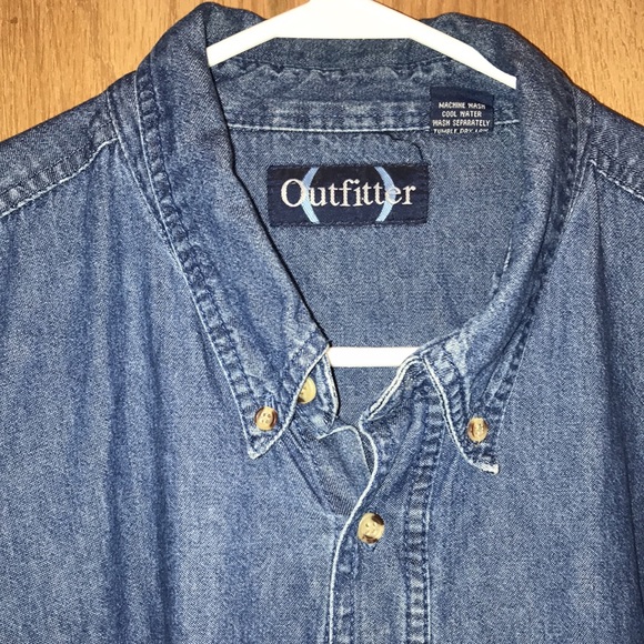 Men’s 2XT Cotton Denim Button Long Sleeve - Picture 2 of 14